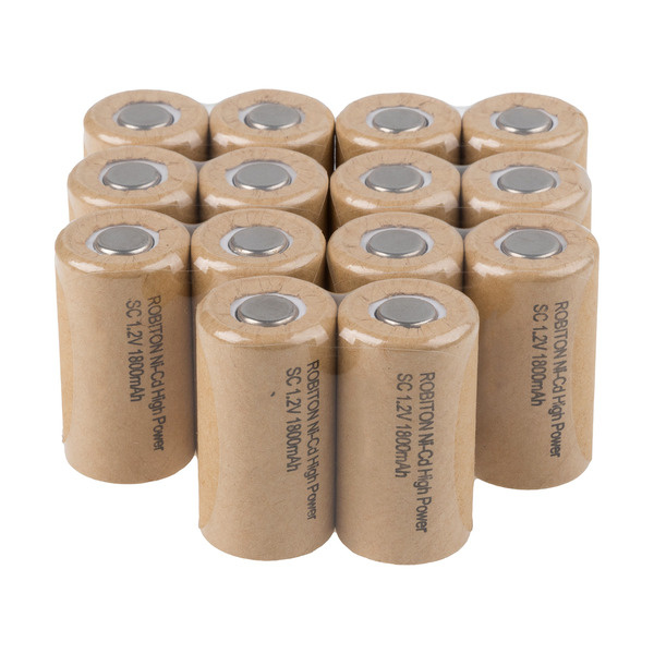 Аккумуляторная банка ROBITON 1800NCSC High Power, NiCd, 1.2 В, 1800 мАч ...