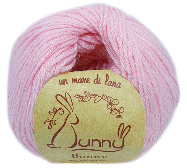 Пряжа Bunny Wool Sea (180), 50г, 200м, 20% пух кролика, 5% меринос, 30% ...