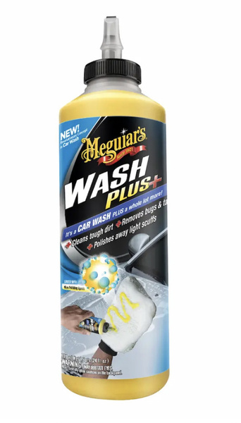 Автошампунь Meguiar's Wash Plus + купить по выгодной цене в интернет ...