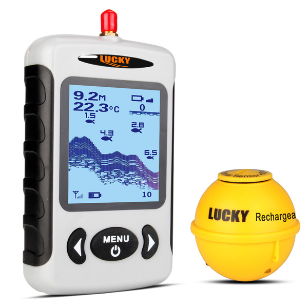 LUCKY Портативный профессиональный Sounder Беспроводной сонар Fish ...