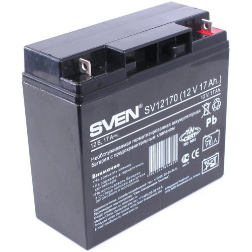Батарея Sven SV 12170. Аккумулятор для ИБП 12v 17ah. Батарея Sven 12v17ah. Батарея ИБП Sven sv12170.