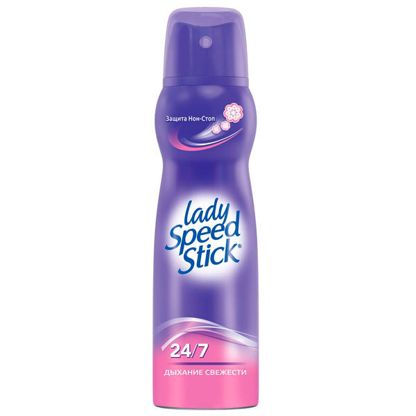 Дезодорант-антиперспирант Lady Speed Stick спрей Дыхание свежести 24/7 ...