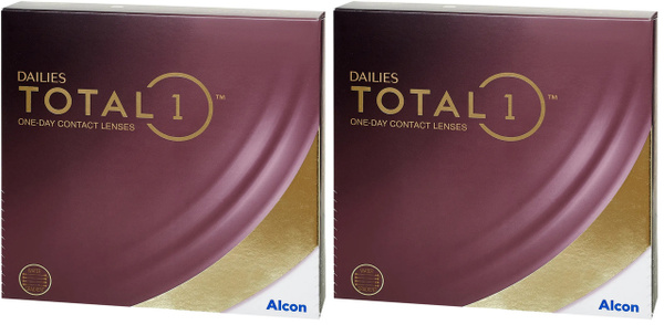 Alcon Dailies Total 1 +5,00 / 14.1 / 8.5, 180 штук (2 пачки по 90 линз ...