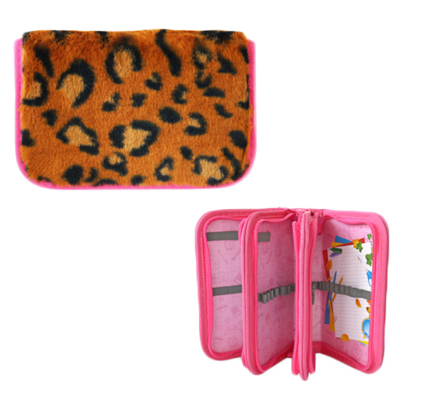 Пенал школьный для девочки ASMAR - 3 отделения, вмещает до 34 предметов ...