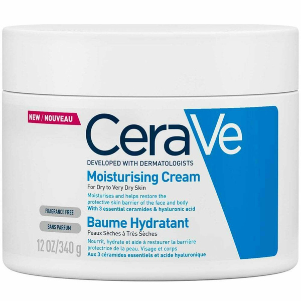 CeraVe Крем увлажняющий для сухой и очень сухой кожи лица и тела, 454 г ...