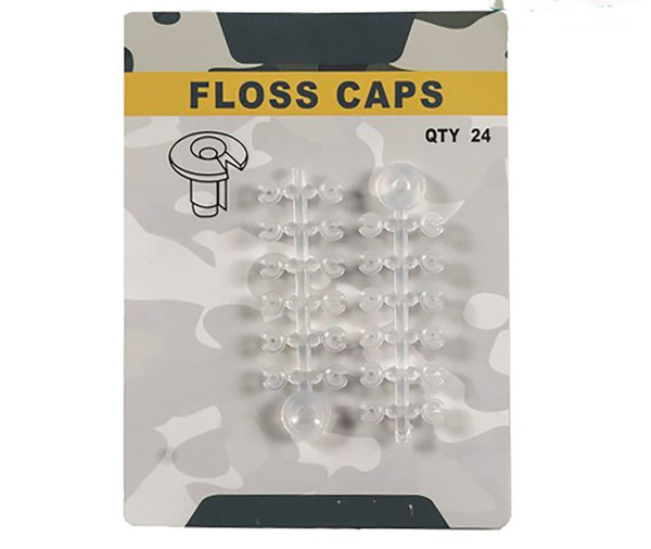 Стопора для бойлов Прозрачные EastShark - Floss Caps Clear, 24 шт ...