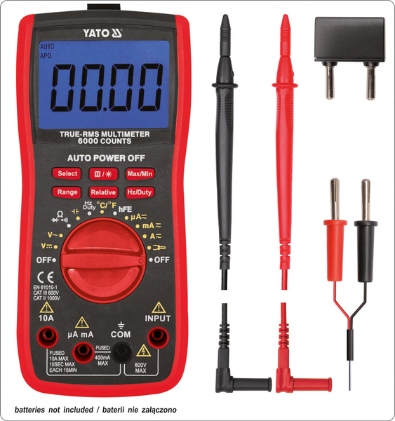 Мультиметр цифровой многофункциональный TRUE RMS с автоматическим ...