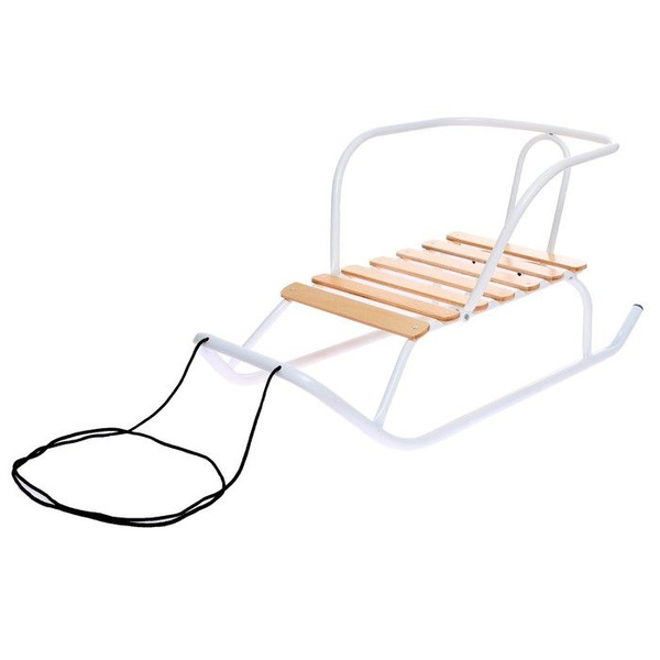 Санки Ветерок 1, цвет белый - купить с доставкой по выгодным ценам в ...