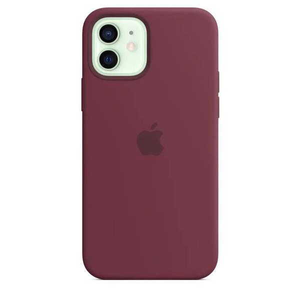 Чехол силиконовый МagSafe для iPhone 12 / 12 Pro / Анимация NFC / Айфон ...