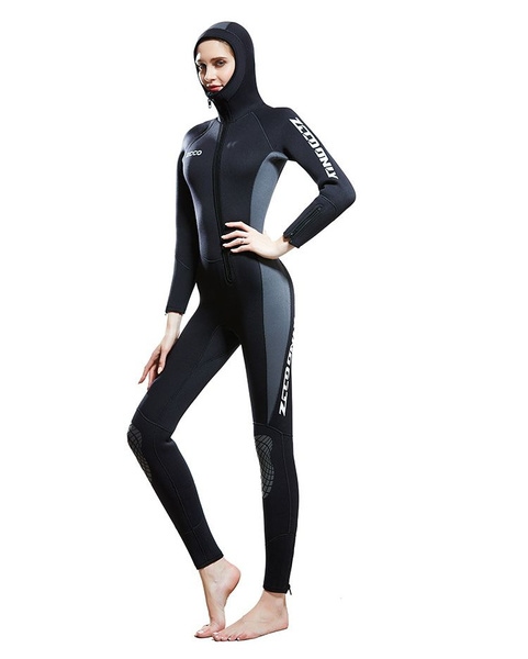 Гидрокостюм, M, Неопрен, темно-серый, черный купить по низкой цене с ...