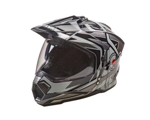 AIM Шлем кросс/эндуро JK802S Black/Grey/White S - купить с доставкой по ...