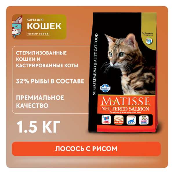 Farmina Matisse Premium сухой корм для стерилизованных кошек и ...