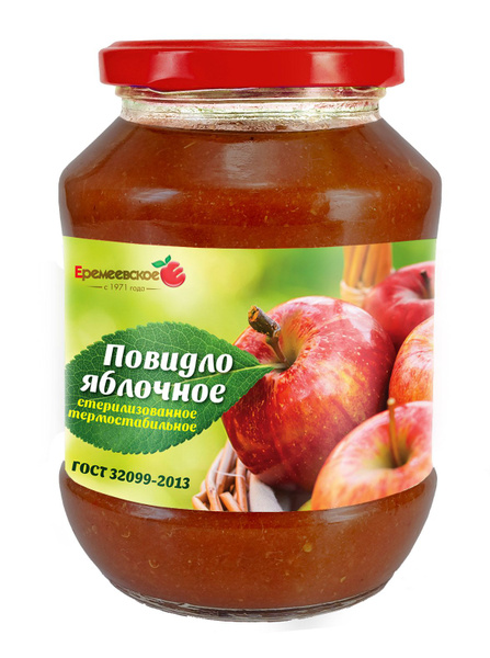 Еремеевское Повидло яблочное, высший сорт, 600 г - купить с доставкой ...