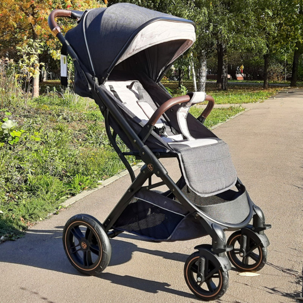 Коляска прогулочная Luxmom 609 цвет черный - купить с доставкой по ...