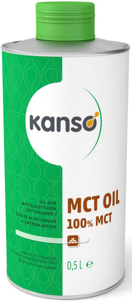 Kanso MCT, Масло растительное 100% СЦТ, 500 мл, для новорожденных ...