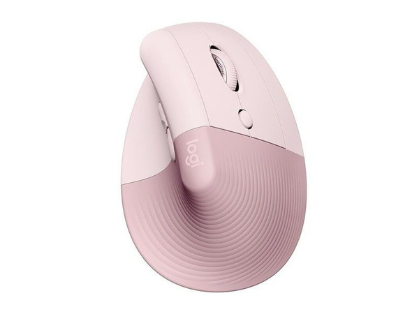 Мышь беспроводная Logitech Эргономичная вертикальная Lift розового ...