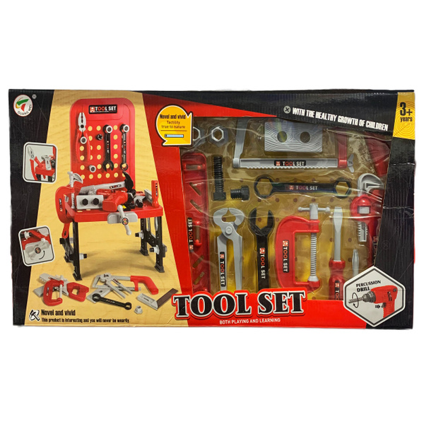 Игровой набор "юный мастер" - Строительный стол с инструментами и ...