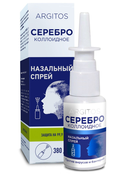 Спрей назальный с коллоидным серебром "Аргитос", 30 мл - купить с ...
