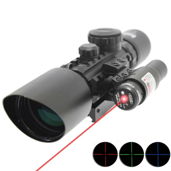 Оптический прицел Bushnell LS3-10x42Е c лазерным целеуказателем ...