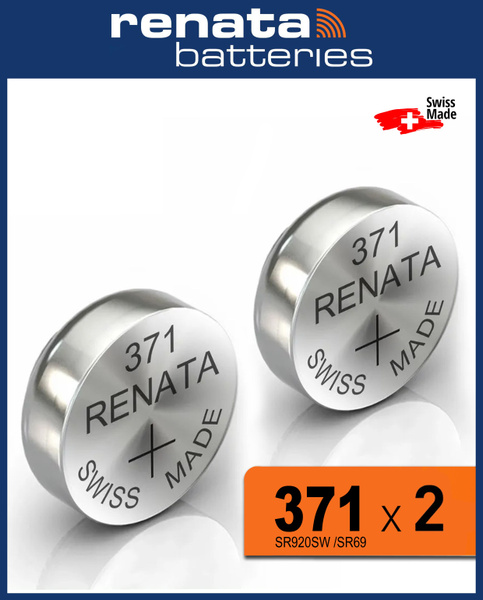 Вопросы и ответы о Renata 371 батарейка для часов (SR920SW, LR921 ...