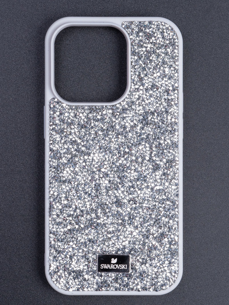 Чехол Swarovski на iPhone 11 / Серебристый - купить с доставкой по ...