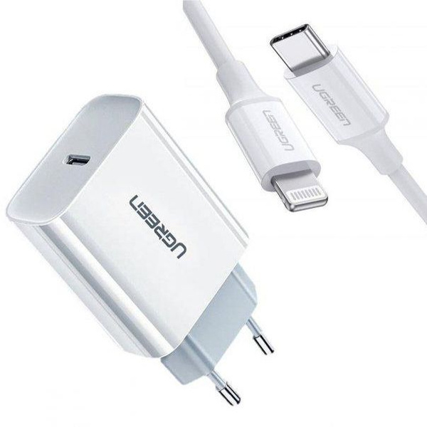 Сетевое зарядное устройство Ugreen Сетевое CD137 PD 20W Fast Charger ...