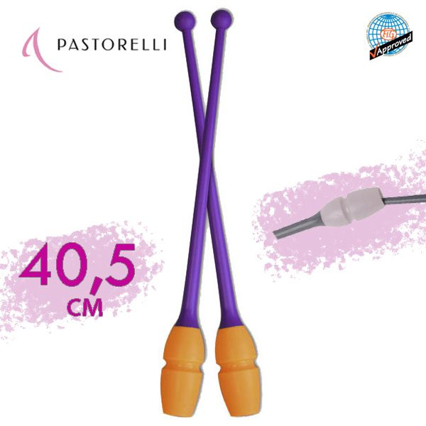 Булавы PASTORELLI 40,5см. 02906 Оранжево-фиолетовый "MASHA" FIG ...