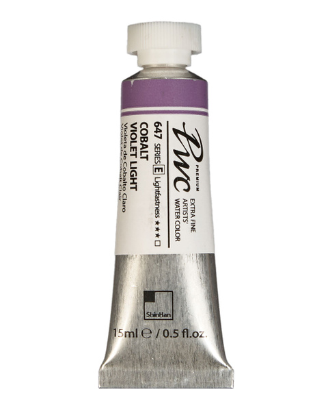 Акварельная краска Shinhan Art PWC № 647 Фиолетовый кобальт светлый ...