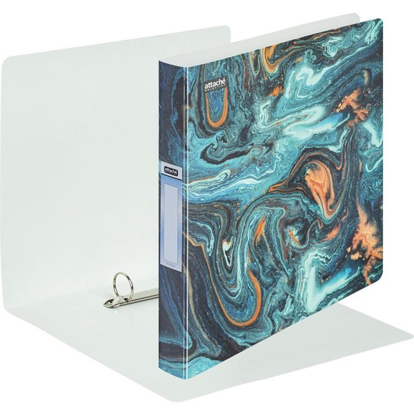 Папка на 2-х кольцах Attache Selection, Fluid, бирюзовая - купить с ...