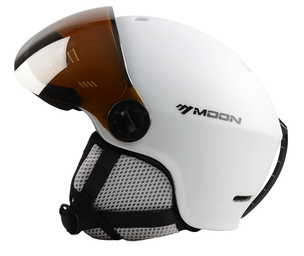 Шлем горнолыжный с визором Backside Moon MS-99 White, размер L (58-61 ...