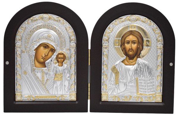 Икона-складень "Казанская-Иисус"/ 85202/4ORO - купить по низким ценам в ...