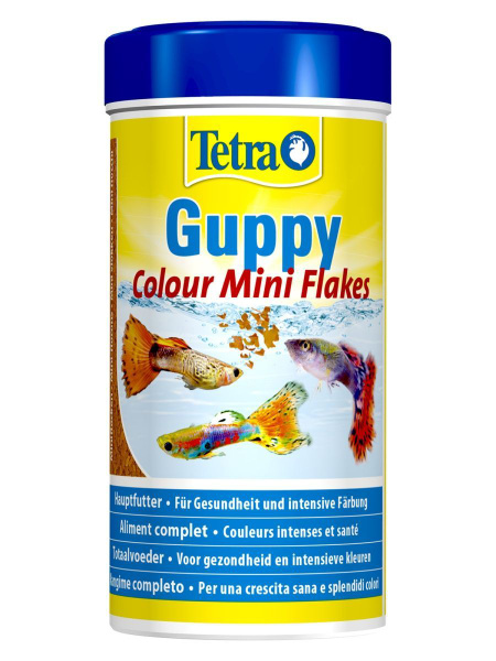 Корм Tetra Guppy Colour для гуппи для улучшения окраса, 250 мл - купить ...