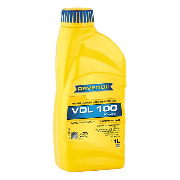 Масло компрессорное минеральное RAVENOL Kompressorenoel VDL 100 (1 литр ...