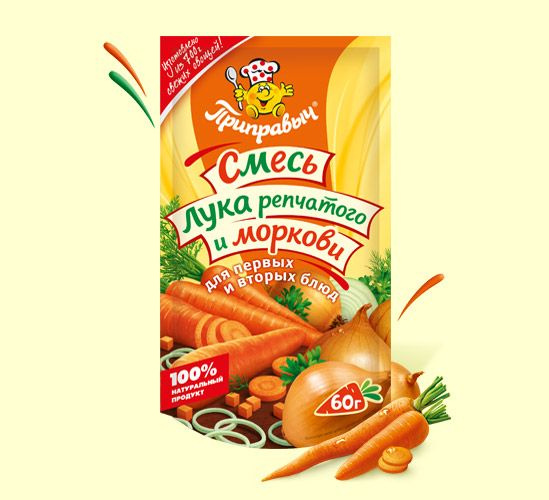 Приправа "Смесь Лука и моркови" 60гр. - купить с доставкой по выгодным ...