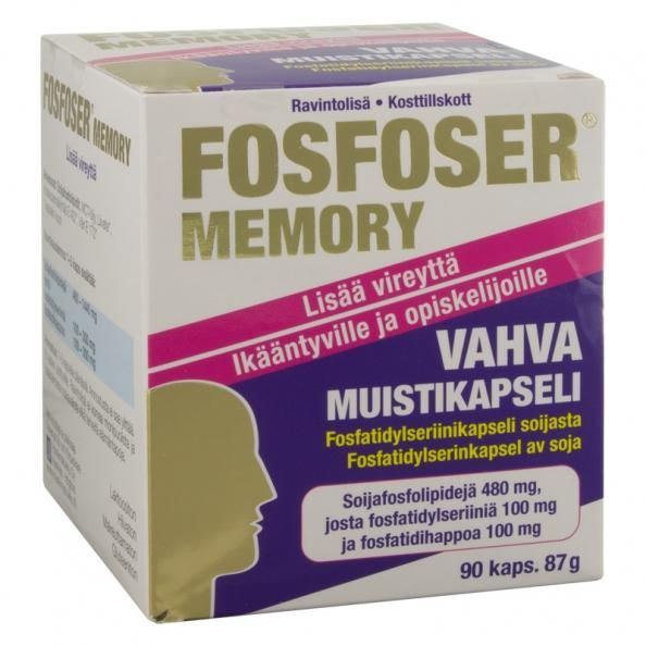 Улучшение памяти препараты отзывы. Fosfoser Memory. Fosfoser Memory из Финляндии. Витамины Мемори. Витамины для улучшения памяти Fosfoser 87гр, 90 шт.