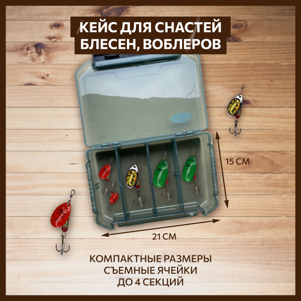 Органайзер для рыбалки, коробка для хранения снастей, бокс - купить с ...
