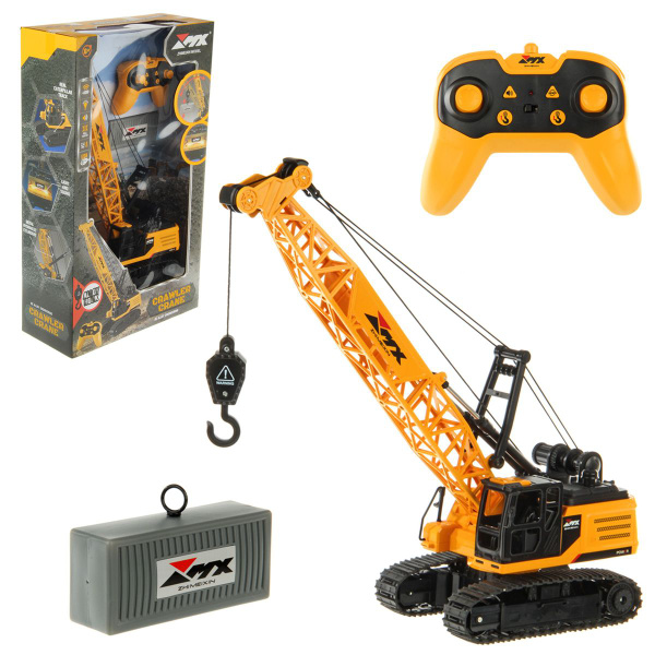 Гусеничный подъемный кран на пульте управления, Veld Co / Игрушка ...