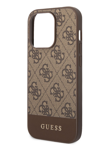 Чехол Guess PU leather на iPhone 14 Pro / для Айфон 14 Про, с защитой ...
