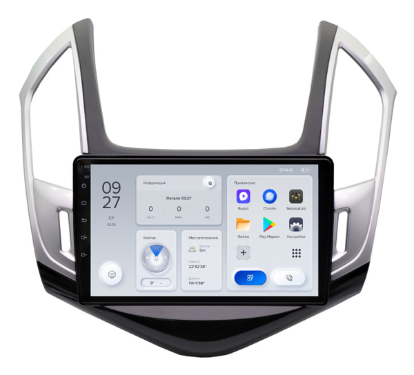 Магнитола Teyes X1 Chevrolet Cruze 2013-2015 (8 ядер 2/32 GB, GPS,DSP ...
