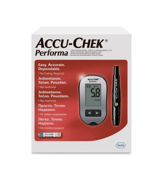 Глюкометр Accu-Chek Performa - купить с доставкой по выгодным ценам в ...