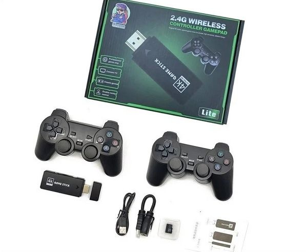 Игровая приставка Game Stick Lite 64 GB, 4K, 10000+ Ретро Игр для ...