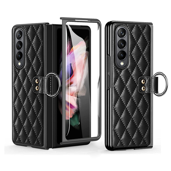 Роскошная кожа чехол для Samsung Galaxy Z Fold 3 / Самсунг Z Fold 3 С ...