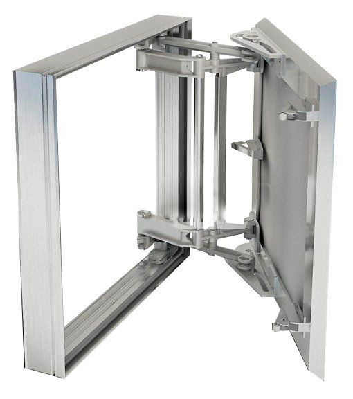 Ревизионный люк Хаммер Слава 30x6, под плитку, нажимной, невидимка, под ...