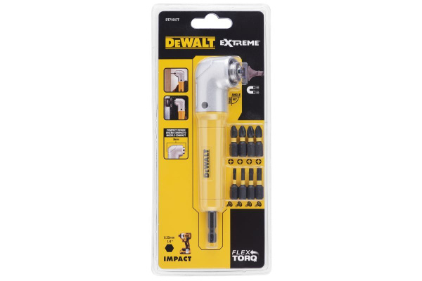 Угловая насадка ударная IMPACT + биты (9 шт.) DEWALT DT71517T - купить ...