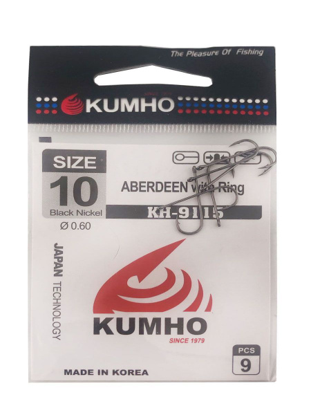 Крючки для рыбалки №10 "KUMHO" Корейские 5 шт. - купить с доставкой по ...