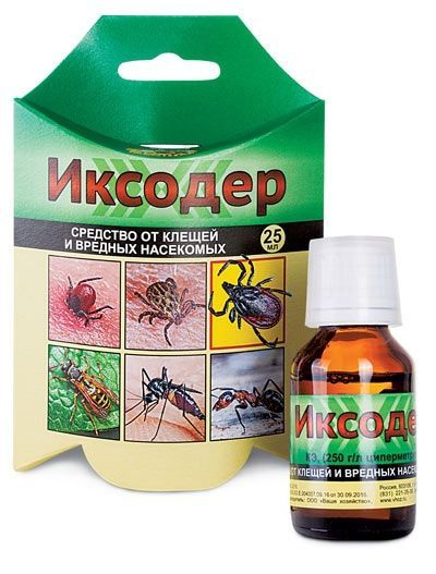 Иксодер от клещей и комаров 25 мл - купить с доставкой по выгодным ...