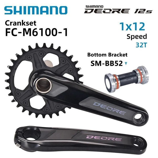Catena Shimano Deore 32T Per Mountain Bike – Corona 1x12 Velocità, Y0L198050 - 2