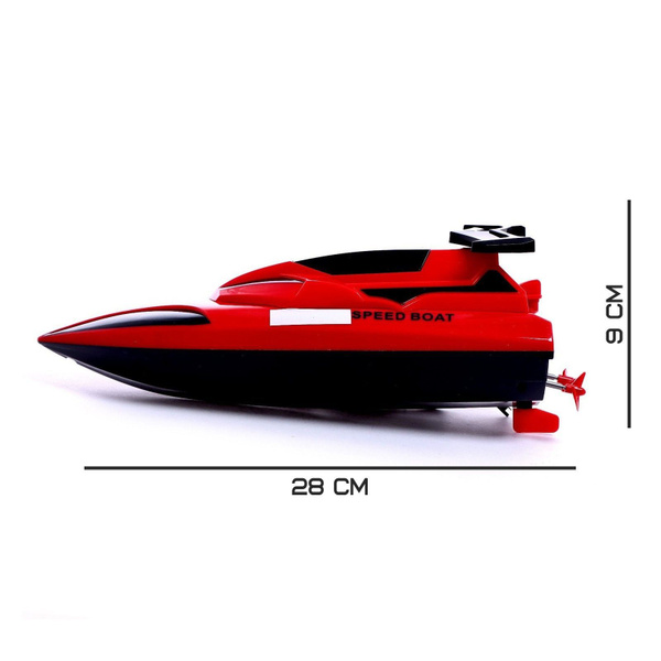 Катер радиоуправляемый "Speed Boat" работает от аккумулятора, игрушки ...