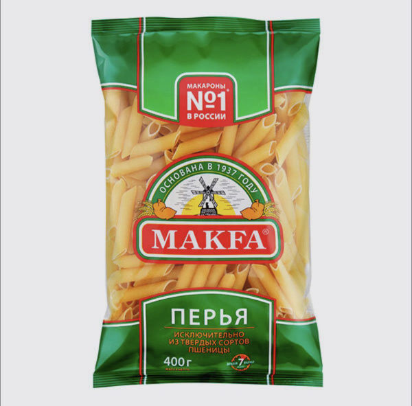 Макароны МАКФА ПЕРЬЯ 4 шт по 400 гр - купить с доставкой по выгодным ...