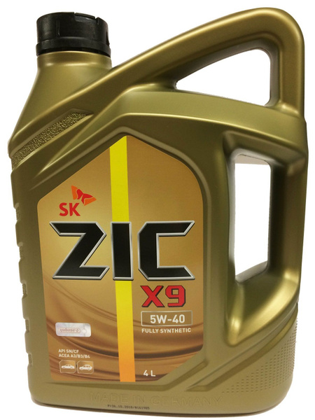 Масло моторное ZIC 5W-40 Синтетическое - купить в интернет-магазине ...